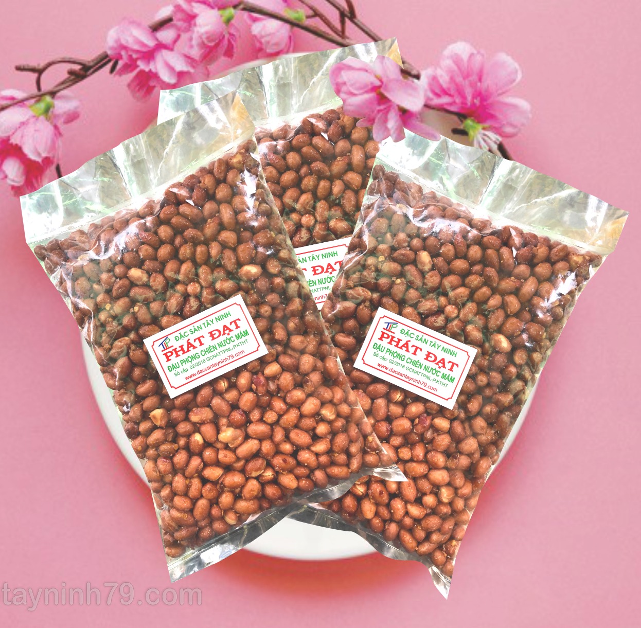 Đậu Phộng Chiên Nước Mắm Tỏi Ớt ( Hủ 500gr )