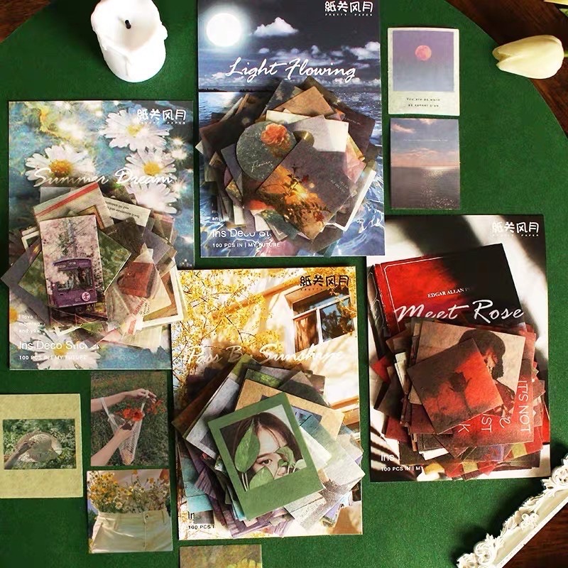 Set 100 Pcs Stickers Về Cuộc Sống (Có Tách Lẻ)