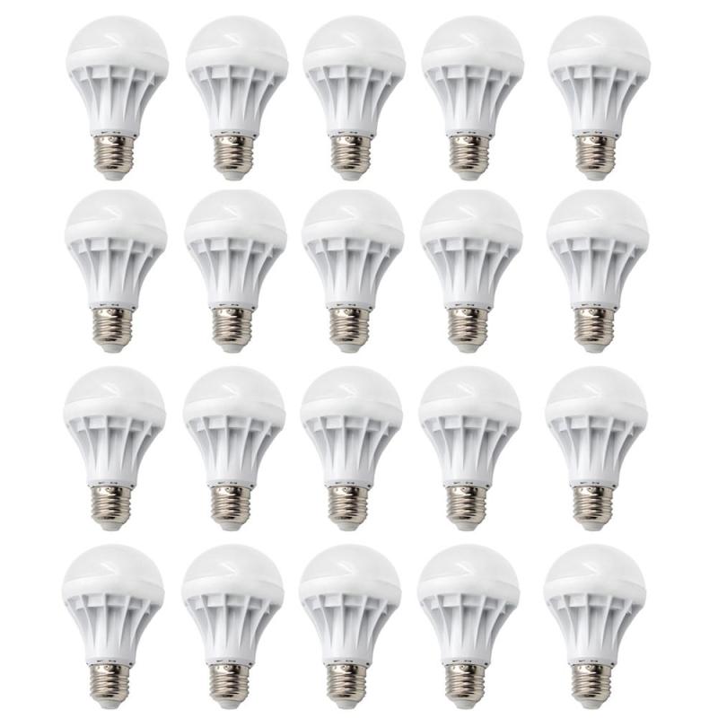 Bộ 20 bóng đèn LED BULB 3W (Ánh Sáng Vàng)