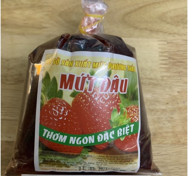 500g Mứt dâu tây Đà Lạt