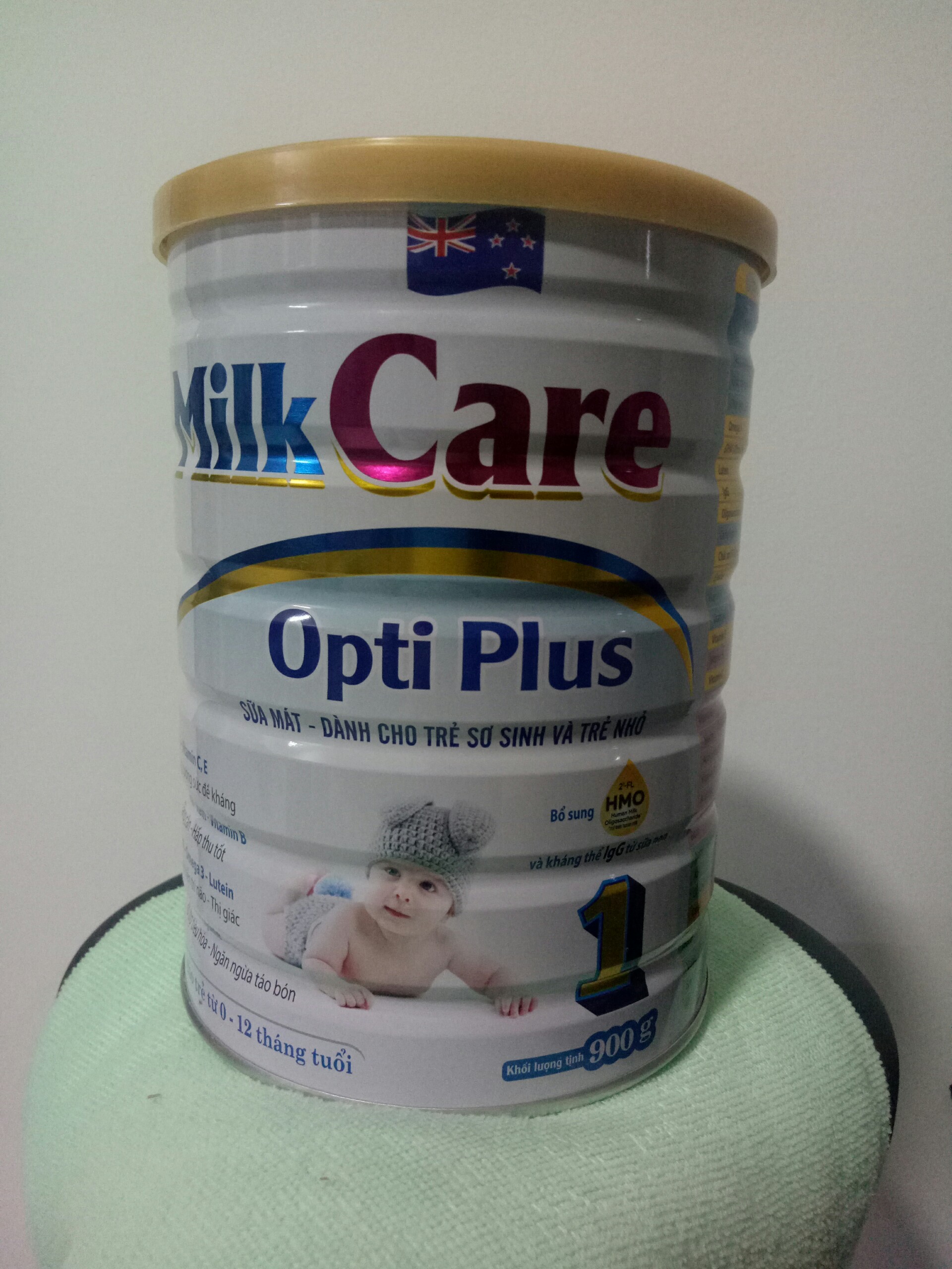 Sữa mát dành cho trẻ sơ sinh và trẻ nhỏ 0-12 tháng tuổi Milkcare Opti Plus 1 lon 900g - Dinh dưỡng cho trẻ khỏe mạnh, phát triển toàn diện