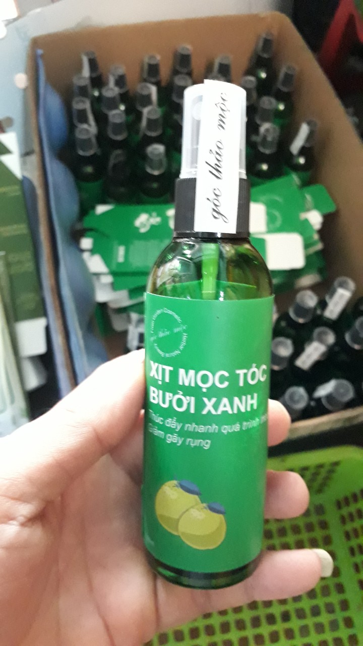 Xịt mọc tóc bưởi xanh