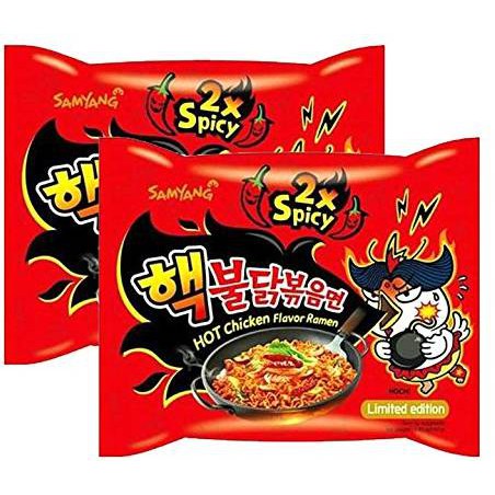 Mì cay Samyang siêu cay X2 Hàn Quốc [lốc 5 gói]