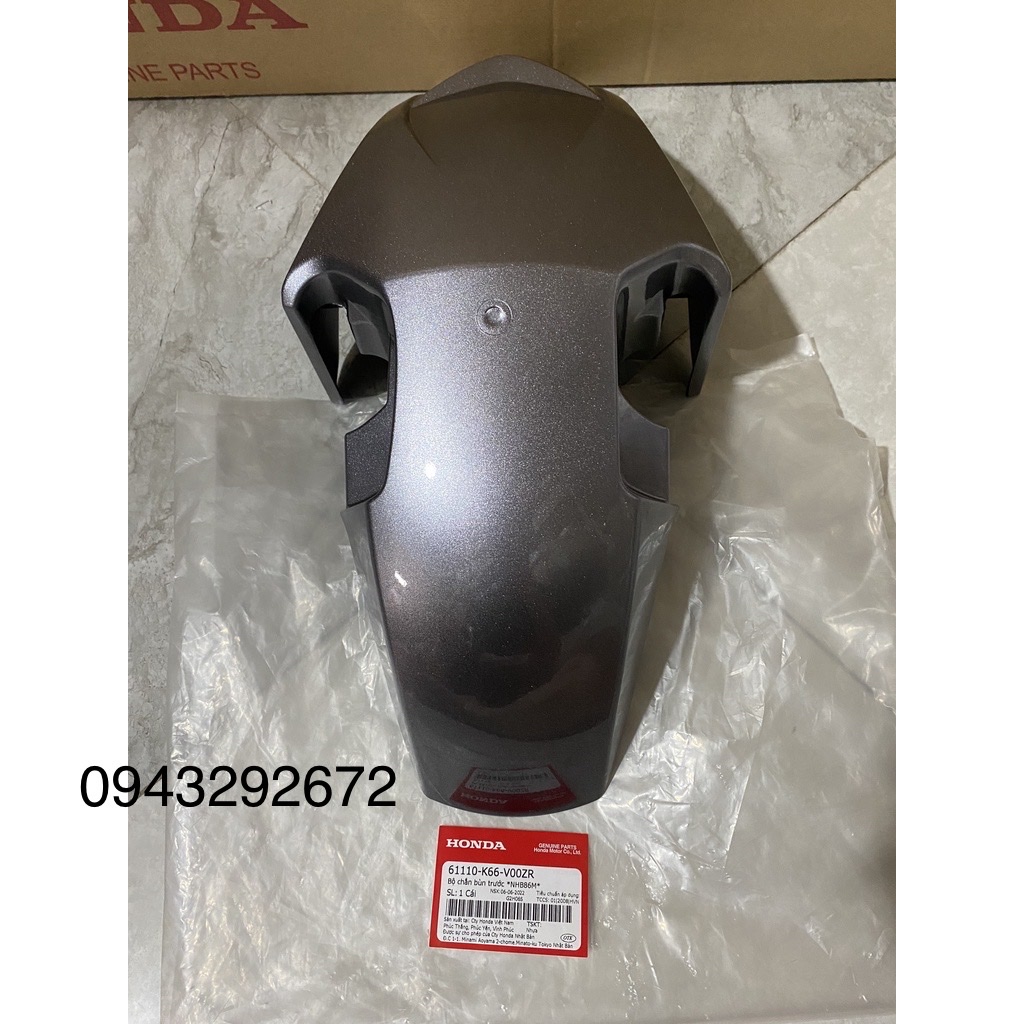 Dè (Chắn Bùn Trước) Air Blade 125 (2017 < 2018) Màu Ghi Bạc *NHB86M* Honda (61110K66V00ZR)