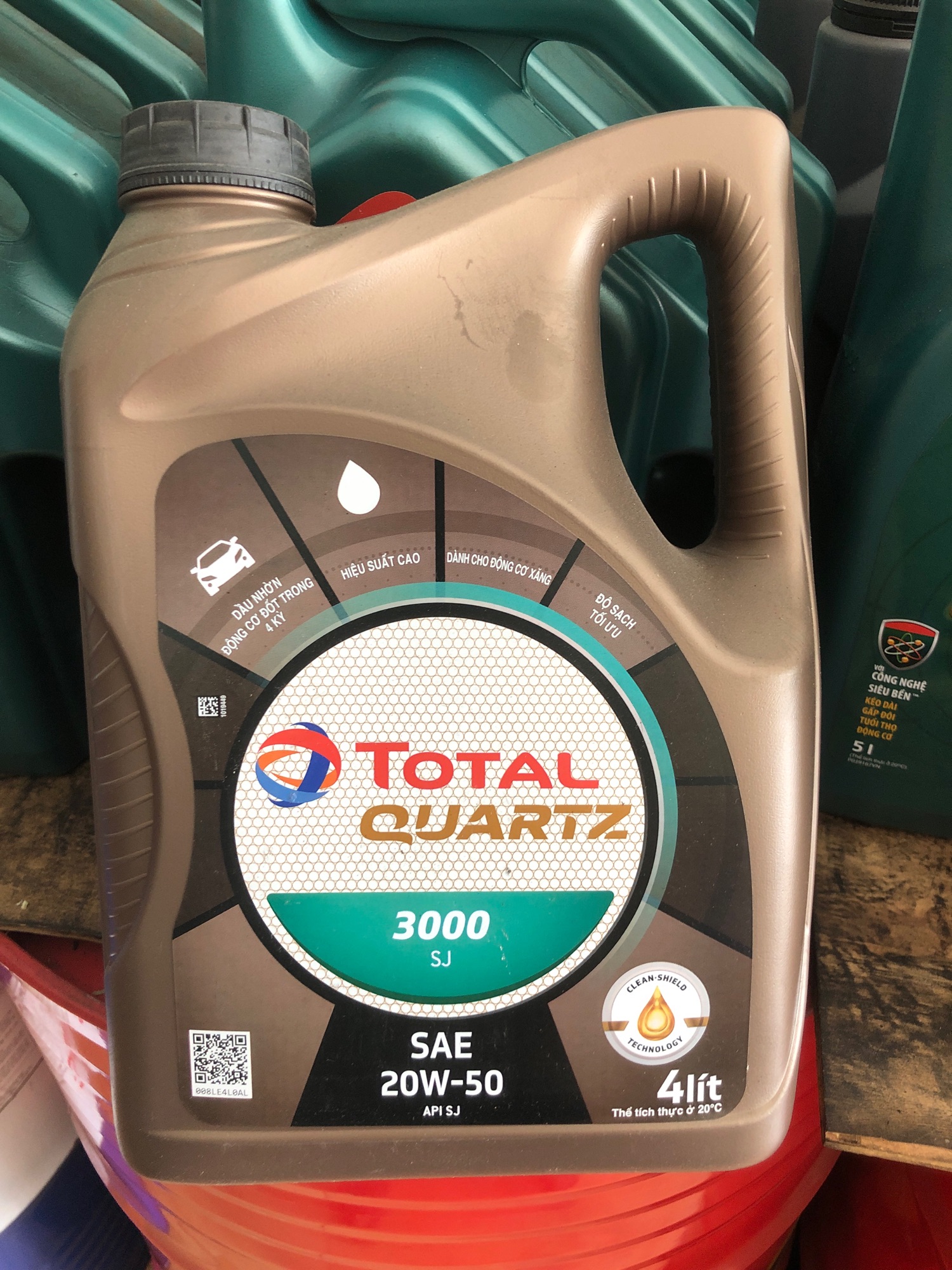 Nhớt Total Quartz 3000 20W-50 4L