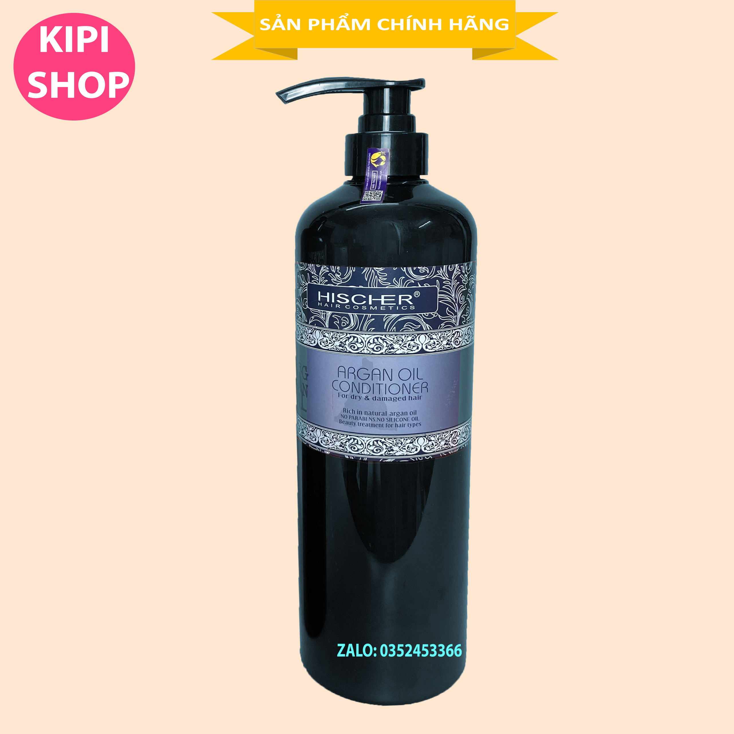 [Hàng chuẩn] Combo bộ dầu gội xả  HISCHER 1000mlx2 kích thích mọc tóc