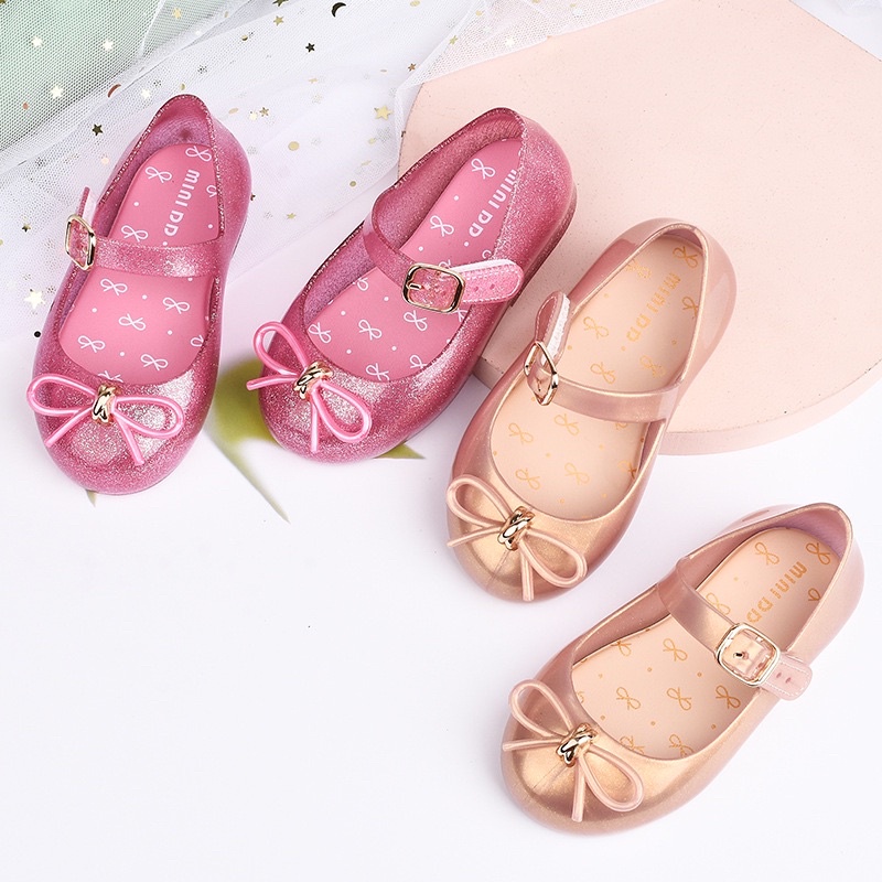 {MẪU MỚI 2022} GIÀY MINI DD Nhựa Thơm Siêu Xinh Cho Bé Gái