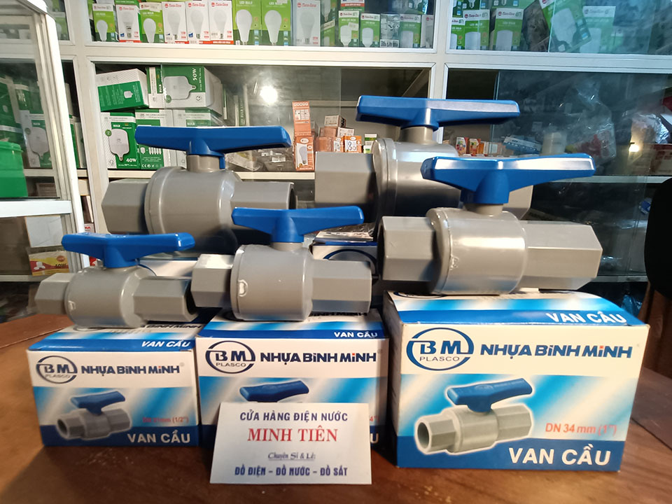 Van khóa nước/Van cầu Bình Minh ∅21/ ∅27/ ∅34/ ∅42/ ∅49