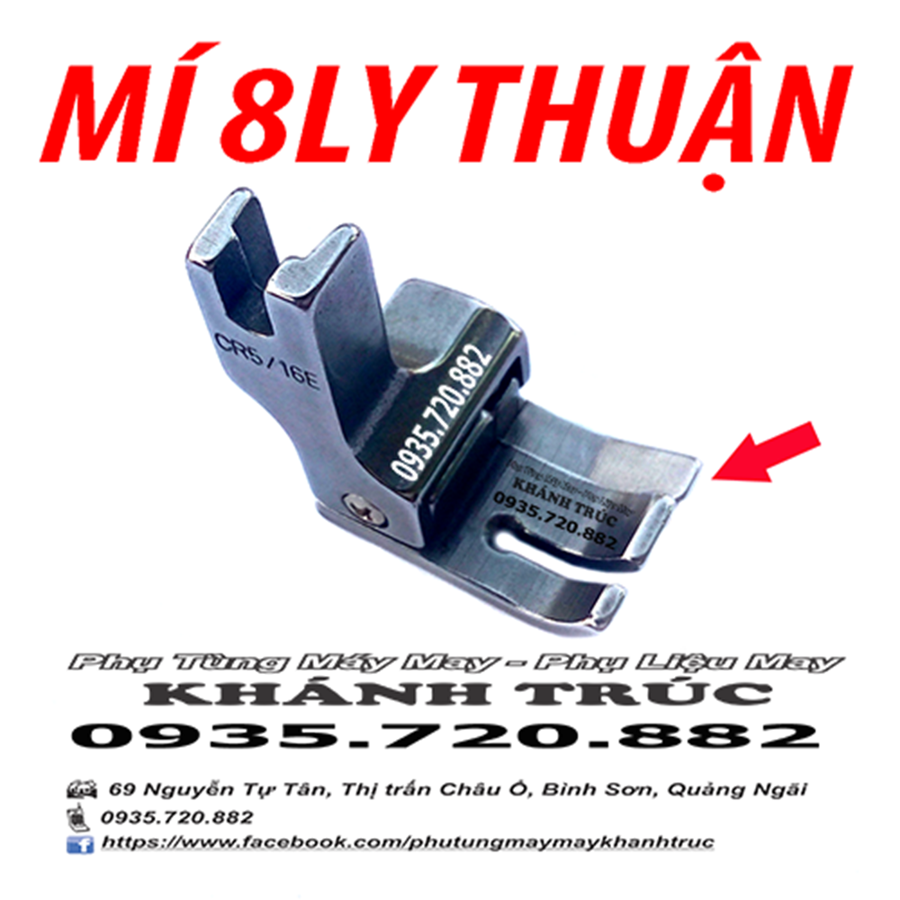 Chân vịt mí 8ly máy may công nghiệp 1kim