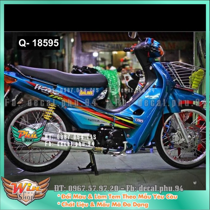 Tem rời wave nhỏ xanh ngọc B