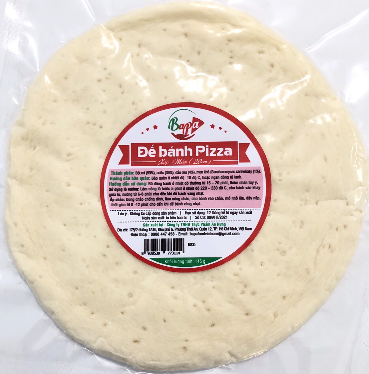 Đế Pizza size 20cm