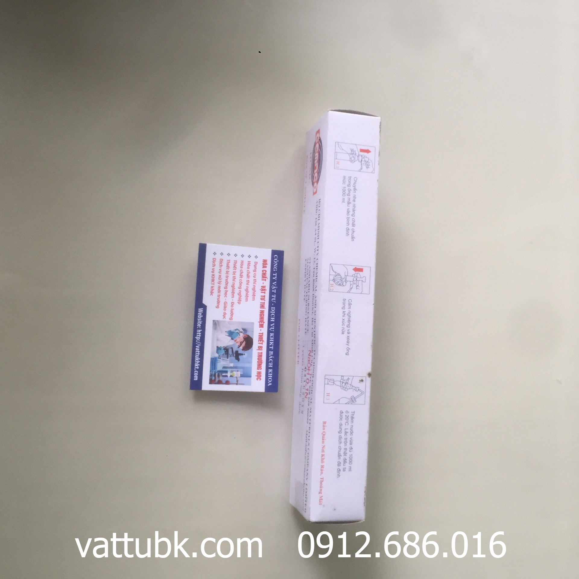 Ống chuẩn NaOH 0.1N