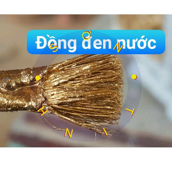 Sơn màu nhũ đồng đen hệ nước Yes Paint 200g