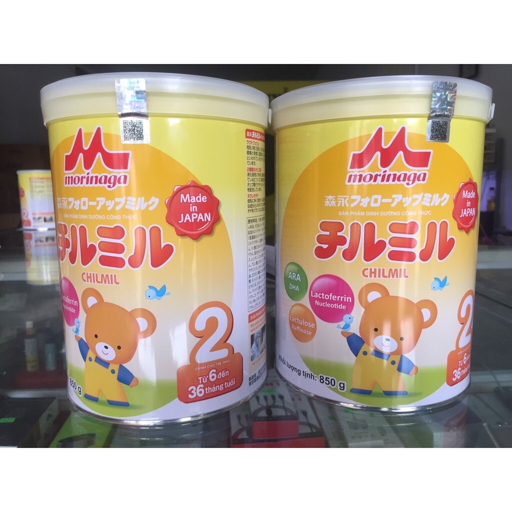 Sữa morinaga số 2 850g tách đai