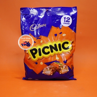 Cadbury Picnic Sharepack 12pk 180g - Socola Gói nhân lạc- OZ thumbnail