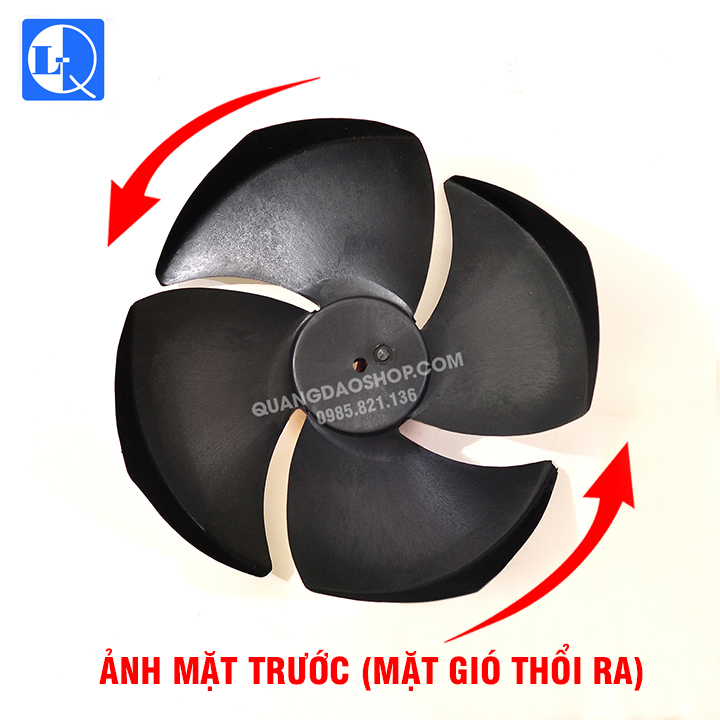 Cánh quạt điều hòa 33cm trục 12mm