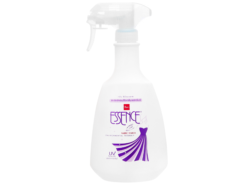 [HCM]Xịt ủi quần áo Essence chai 600ml Tím