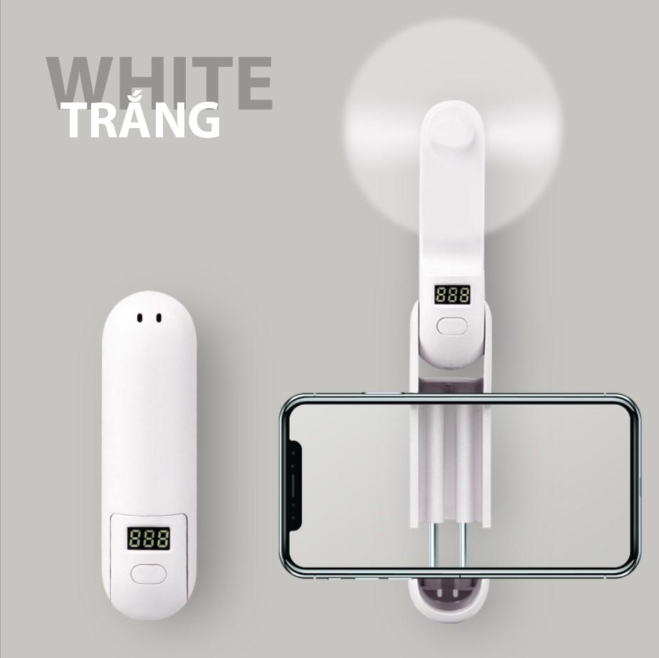 Quạt tích điện Mini kiêm sạc dự phòng 2.000 mAh - V1