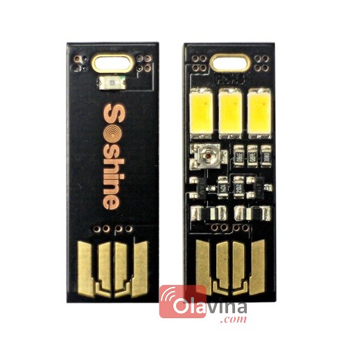 Soshine 3 Led Light Sensor USB Light