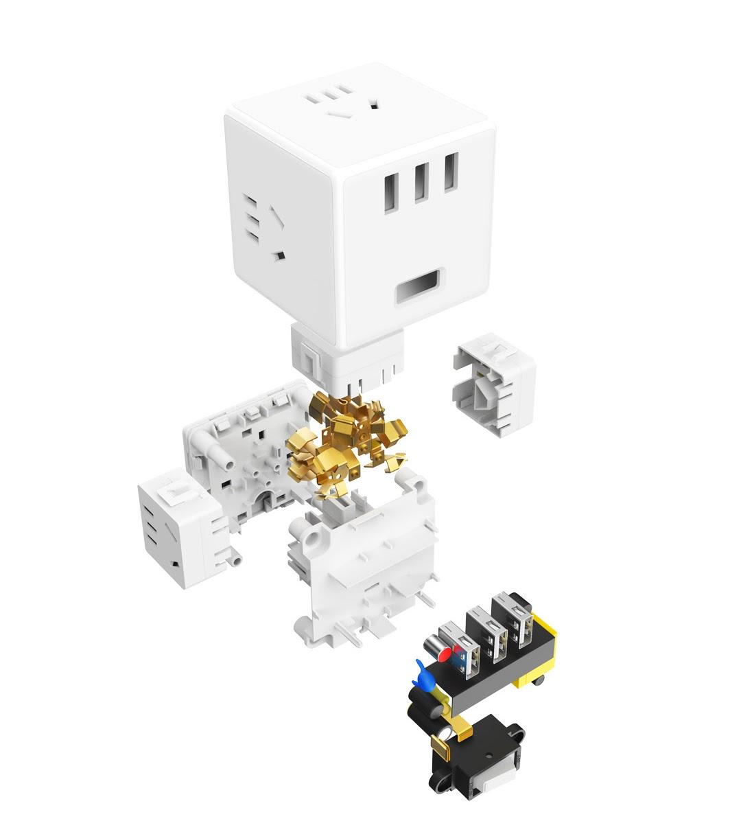 Ổ cắm điện Mijia Rubik Cube MJCXB3-02QM