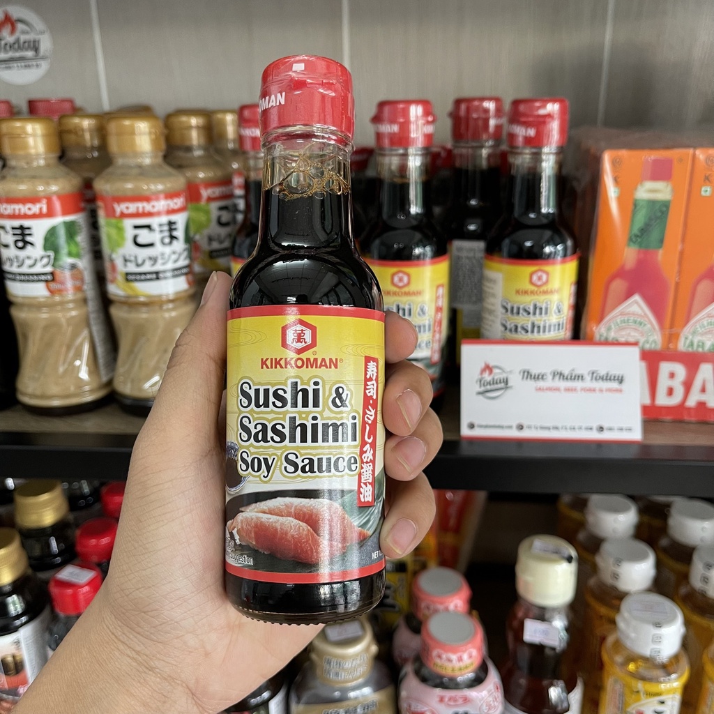 GIAO HỎA TỐC HCM Nước Tương Sushi & Sashimi Kikkoman Soy Sauce 150ml