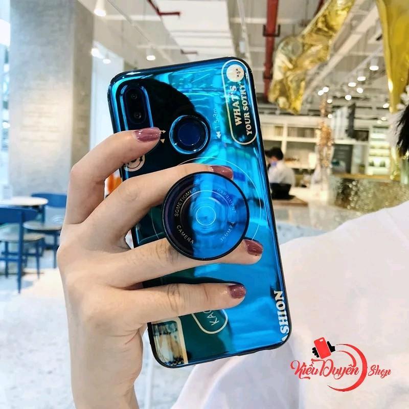 Giá Ốp lưng Huawei Y9 2019 hình máy ảnh kèm giá đỡ và dây đeo