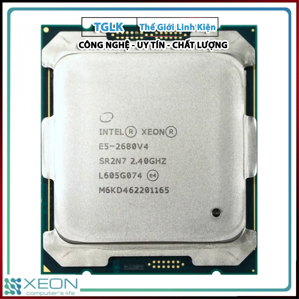 CPU Intel Xeon E5 2680v4 (2.40 GHz, 14 CORES 28 THREADS, 35MB Cache)