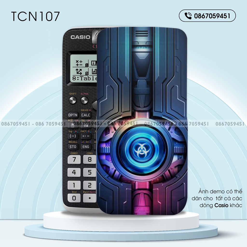 Skin dán máy tính casio in hình công nghệbộ 22 tcnb22