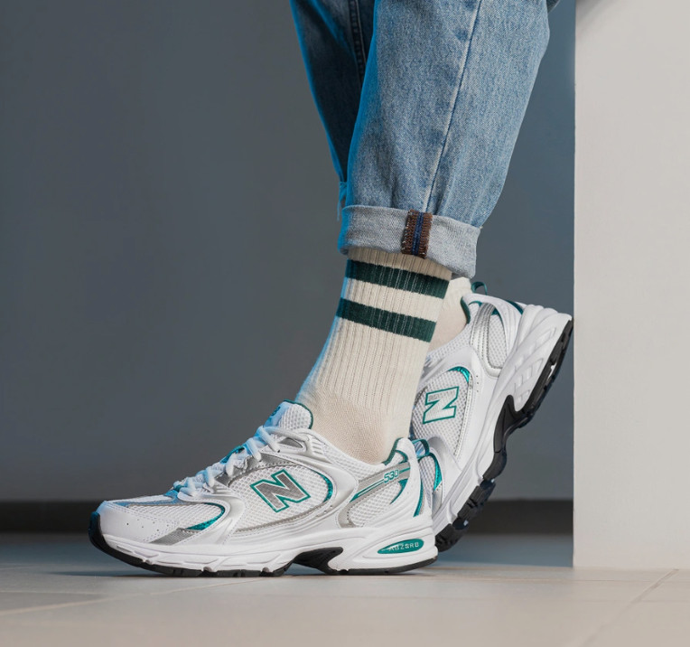 😘 [ HÀNG CHÍNH HÃNG CÓ SẴN ] Giày New Balance 530 GREEN PEARL SILVER ( MR530AB ) - AUTHENTIC 100%