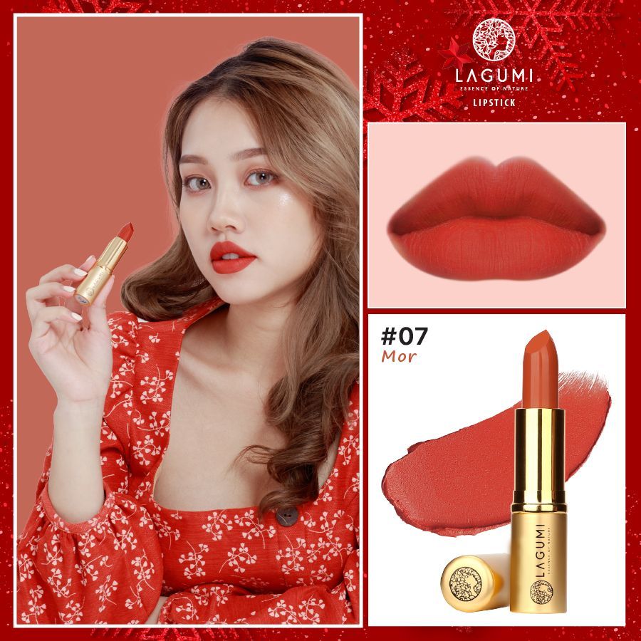 [Chiết Xuất Hạnh Nhân] Son Không Chì Dành Cho Bà Bầu (Chính Hãng LAGUMI)