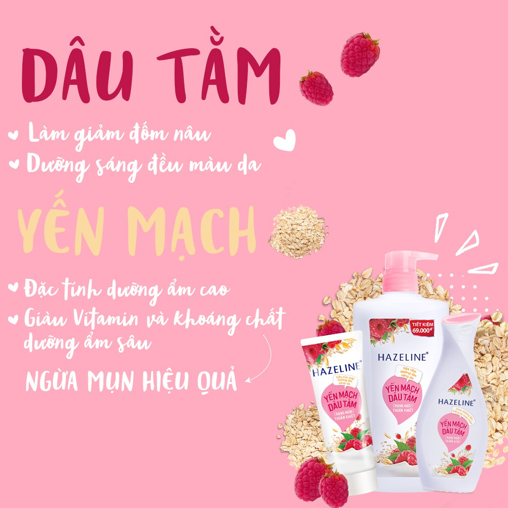 Sữa tắm dưỡng da Hazeline 670gr (Chai)