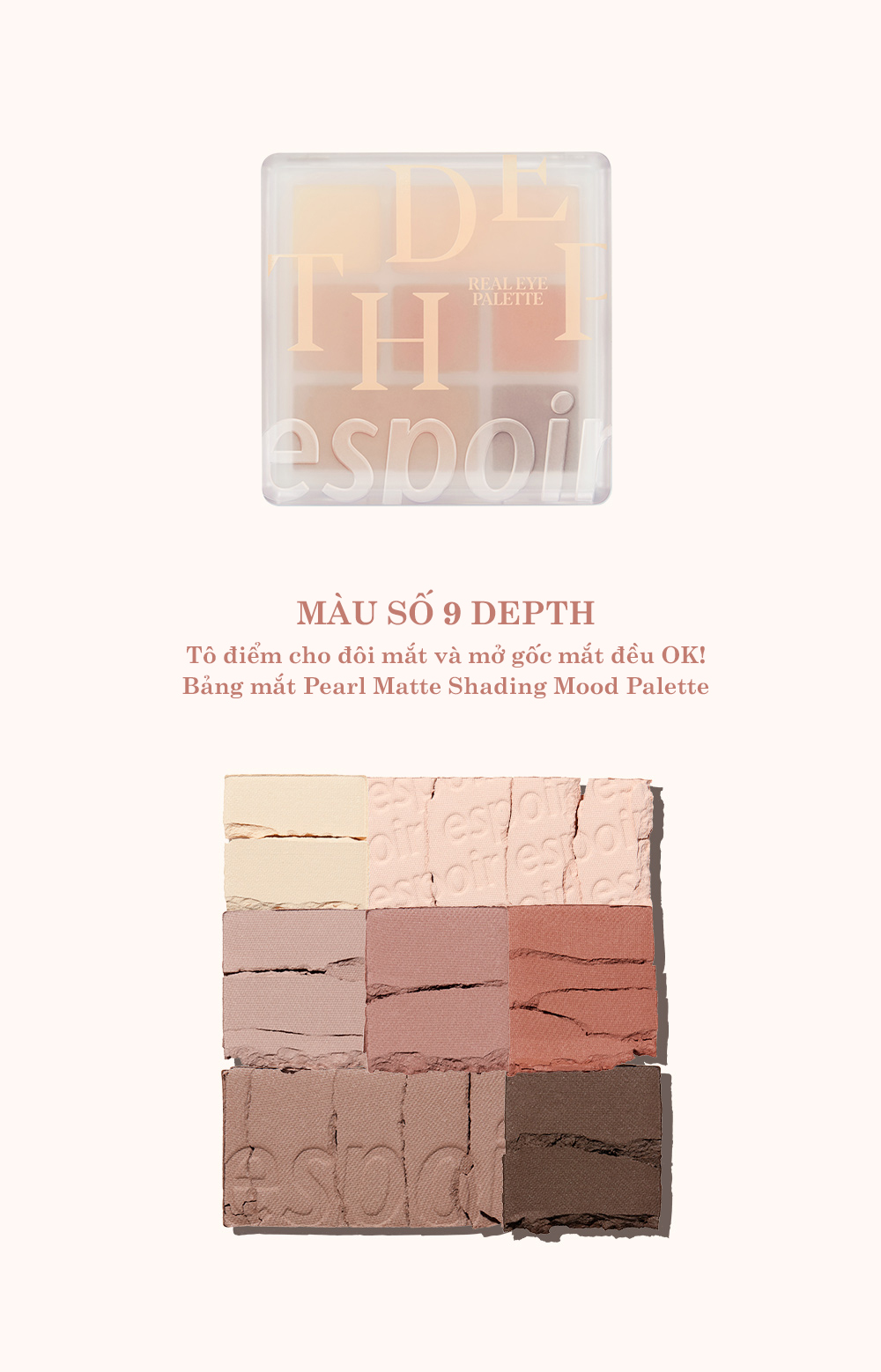 Bảng Phấn Mắt 7 Màu Espoir Real Eye Palette 7.1gr