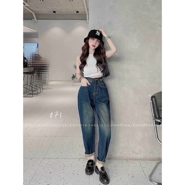 QUẦN BAGGY XANH LẠ LƯNG CAO CÁ TÍNH BG14 (TÁO ĐỎ BIGSIZE 55-90KG) 🍎🍎🍎