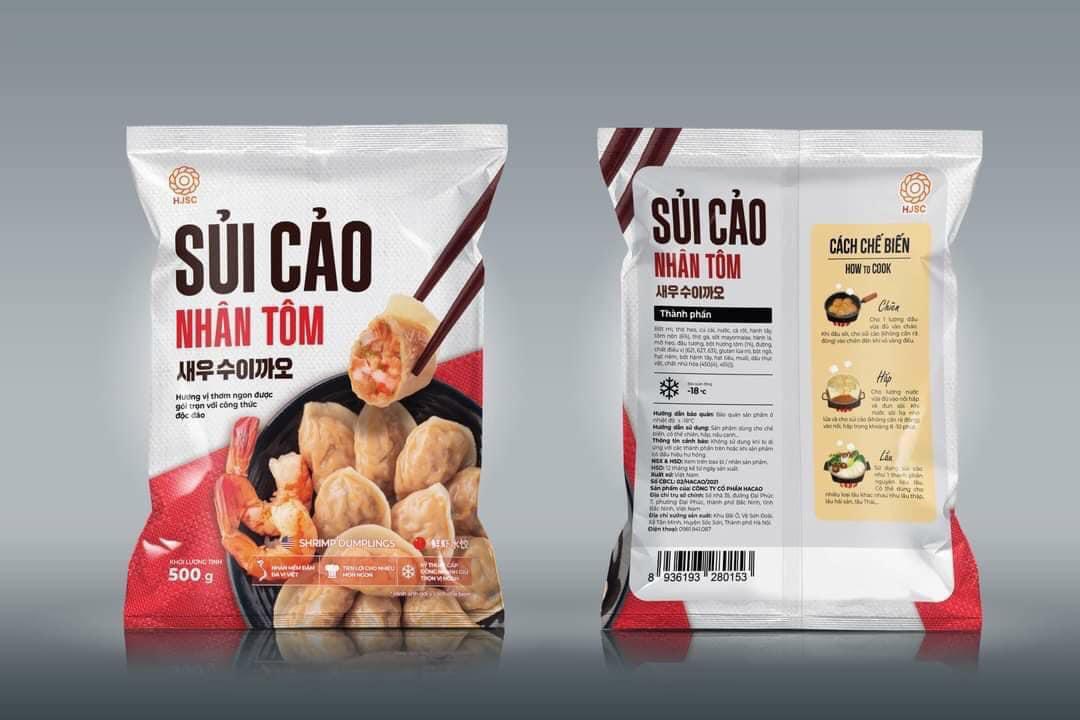 Sủi Cảo Nhân Tôm Foseca 500G (Giao Hàng Hn)