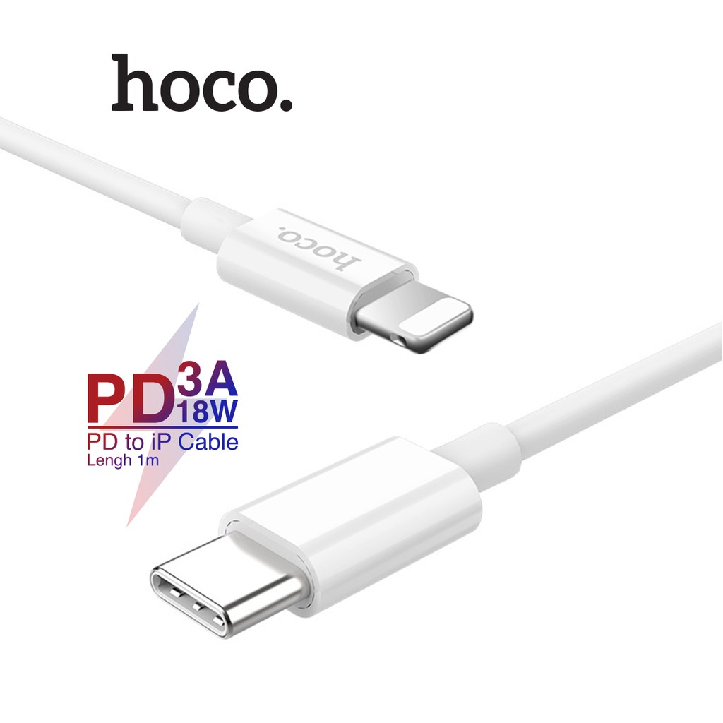 Dây cáp sạc nhanh PD HOCO X36 TypeC to Lightning dài 1M