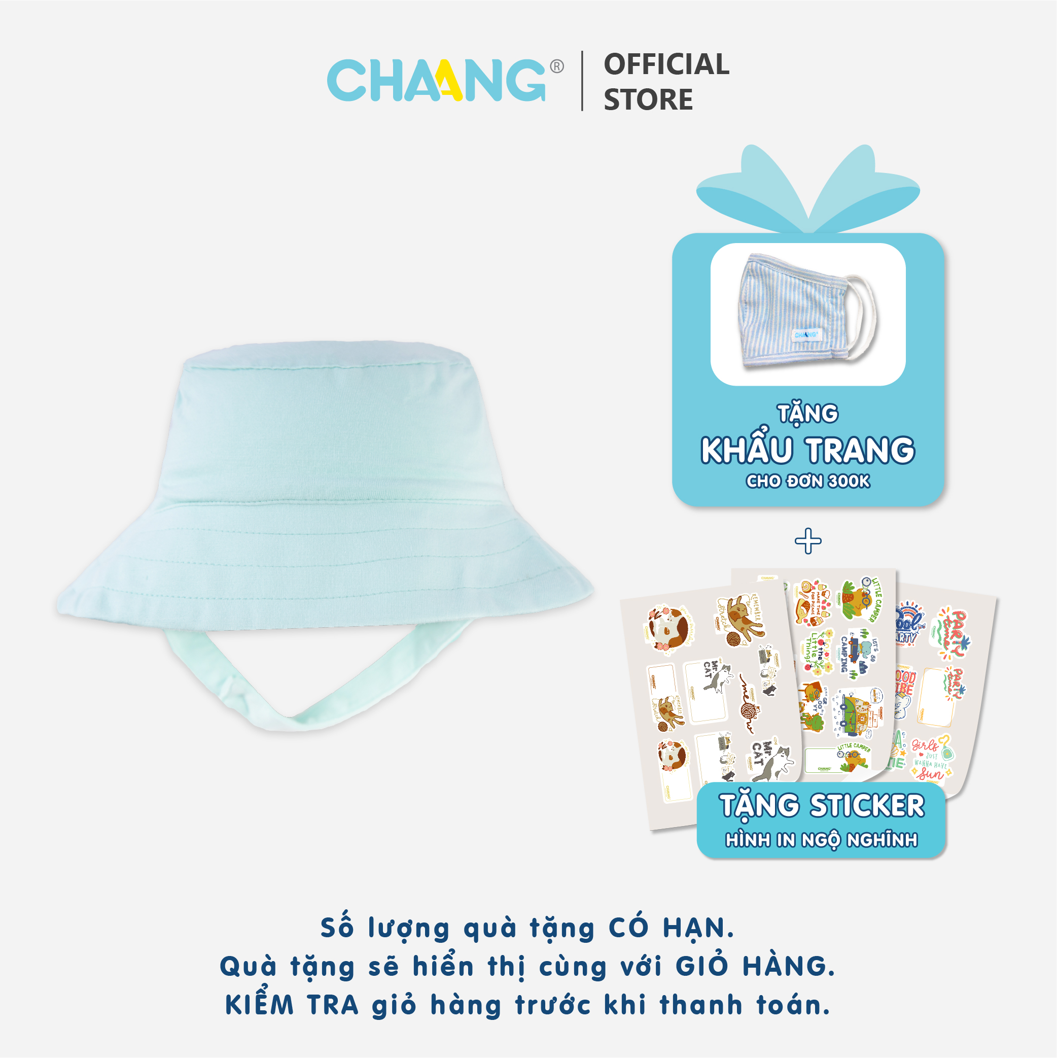 [CHAANG] Mũ vành cho bé trai Spring Chaang