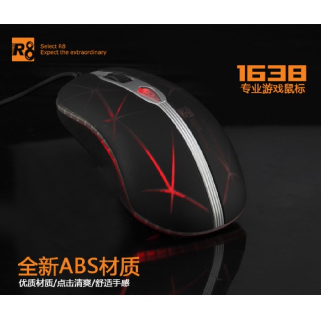 Chuột Gaming R8 1638 Có LED