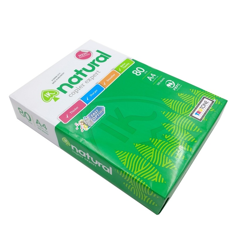 Giấy in A4 Natural định lượng 70gsm