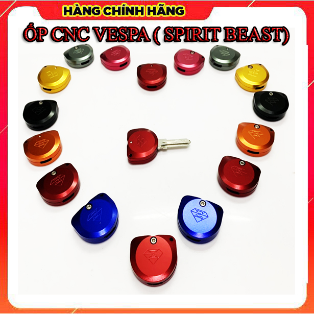 ỐP CNC CHÌA KHÓA VESPA ( SPIRIT BEAST CHÍNH HÃNG)