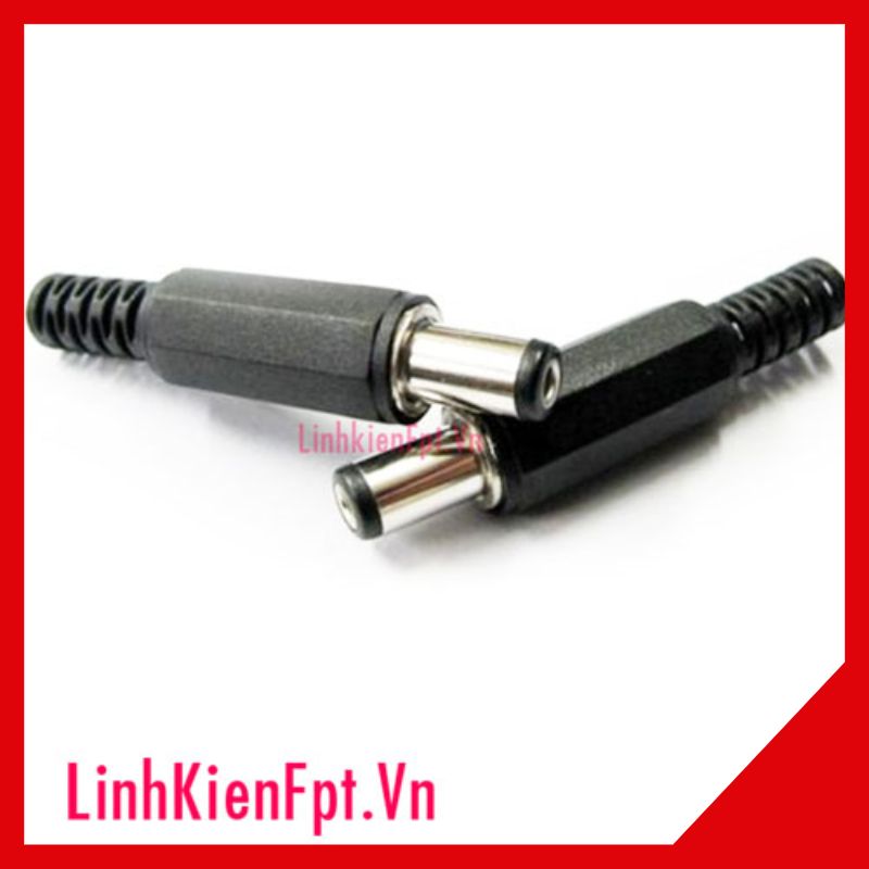 Combo 10 Đầu jack dc5.5x2.1mm đực