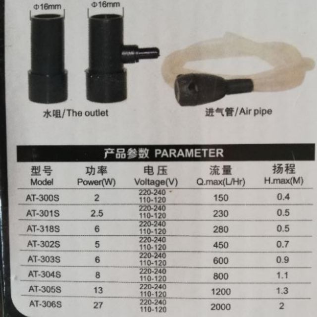 [HCM]Máy bơm Atman 305s