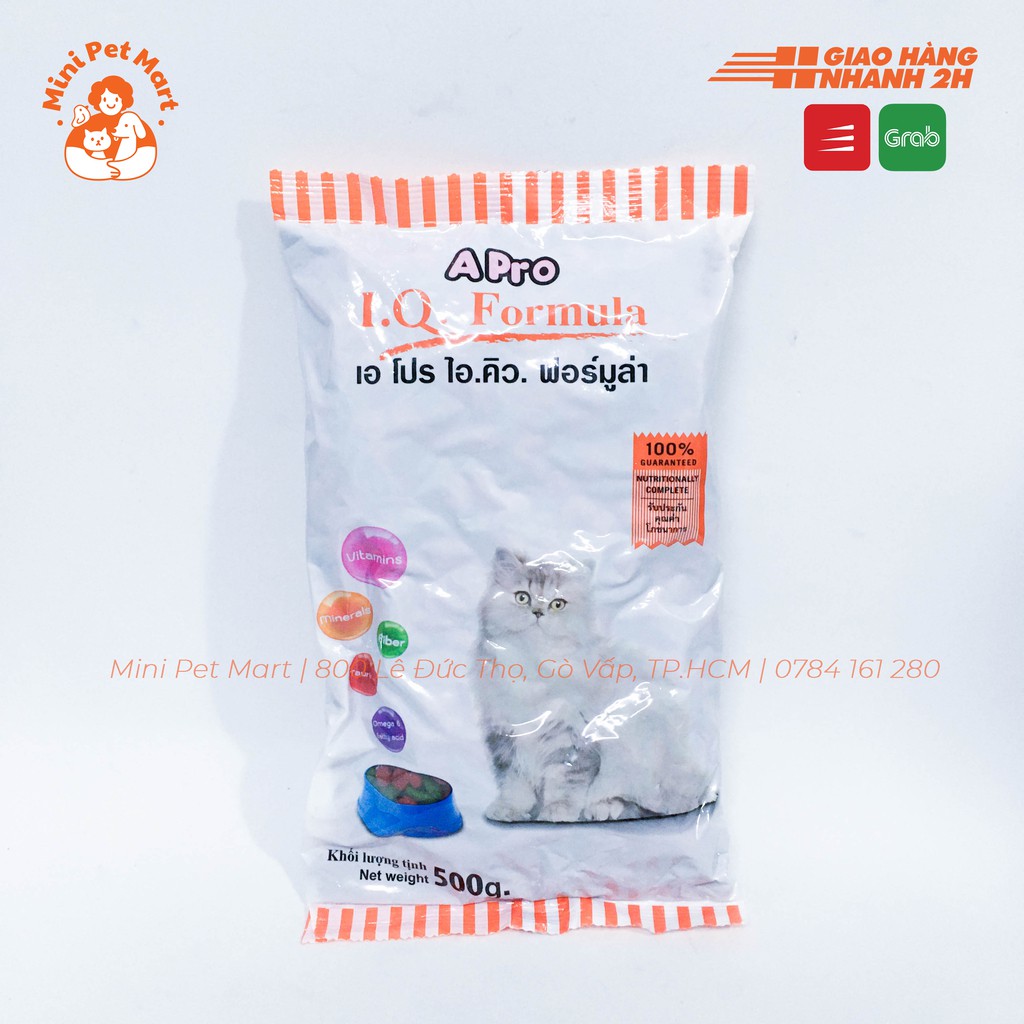 [HCM]Thức ăn hạt cho mèo trưởng thành A PRO 500g