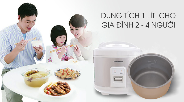 Nồi cơm điện Panasonic 1 lít SR-MVN107 ( Hàng trưng bày )
