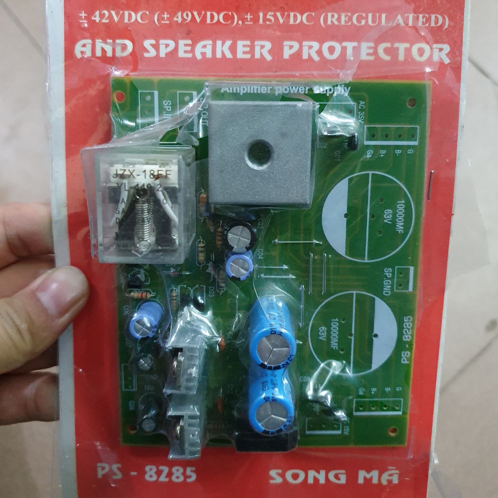 bo mạch nguồn âm ly 2 tụ