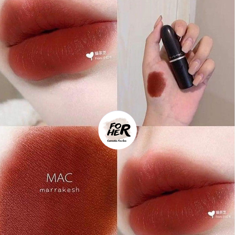 Son Mac Matte Marrakesh 646 – Màu Đỏ Nâu Đất