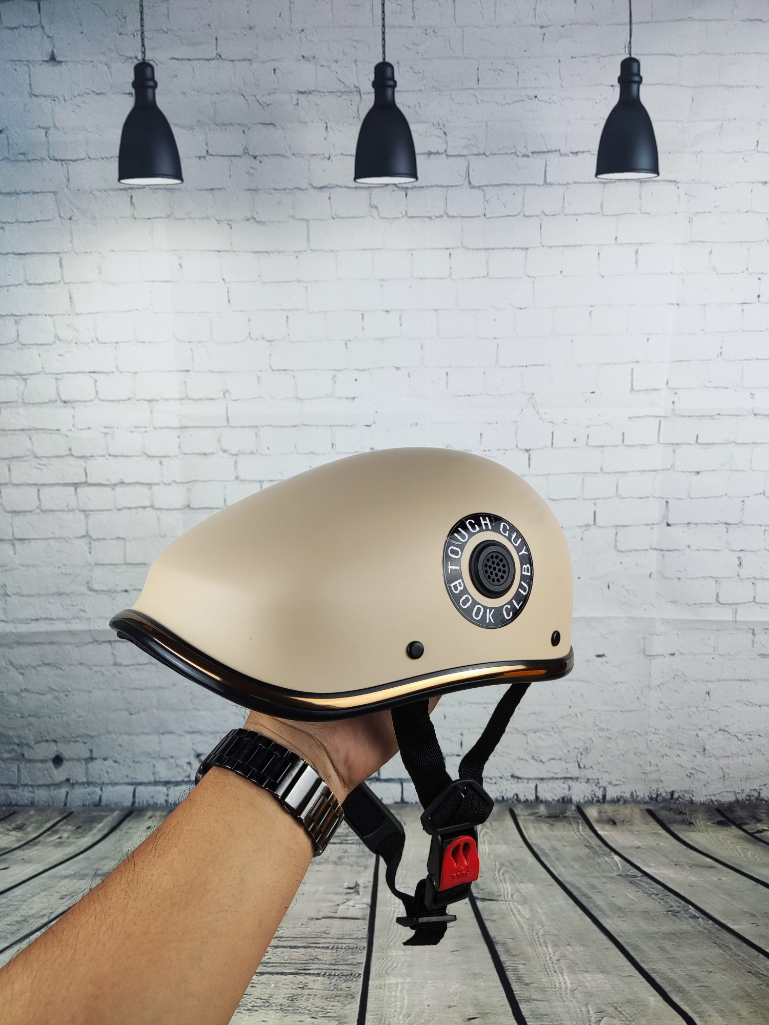 Nón Bảo Hiểm Thể Thao Kiểu Beret Cổ Điển [Hình Shop Tự Chụp]