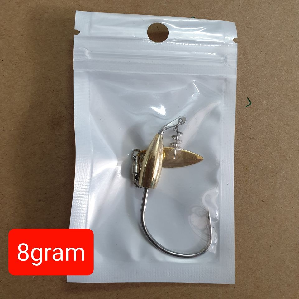 Combo 3 món : 2 mồi mềm NFF + 1 lưỡi ar15 (8gr)