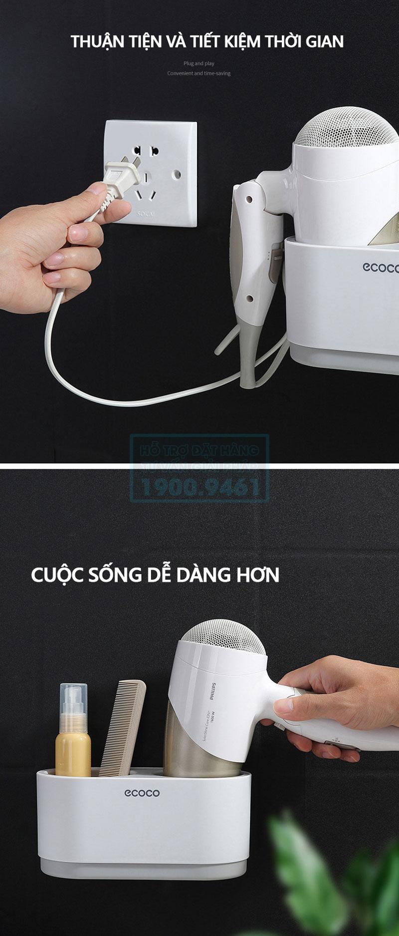 Kệ đựng máy sấy tóc ECOCO 9268