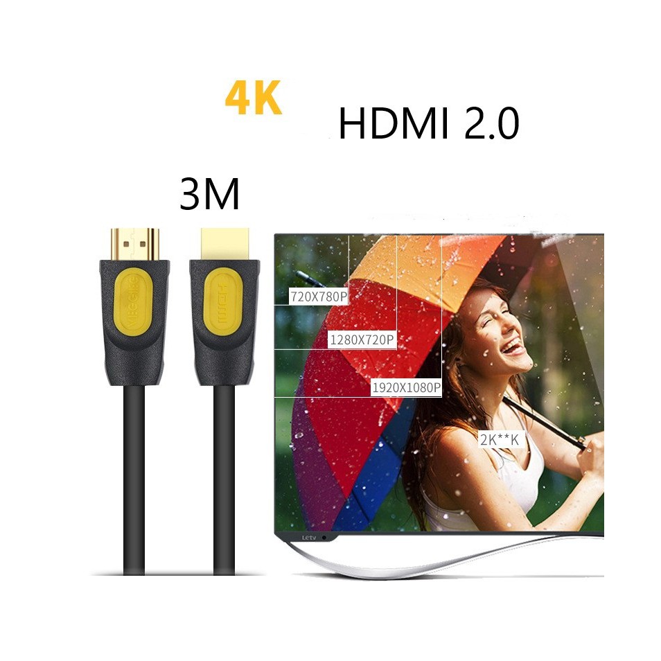 Dây HDMI 3m 4k hàng chuận xịn