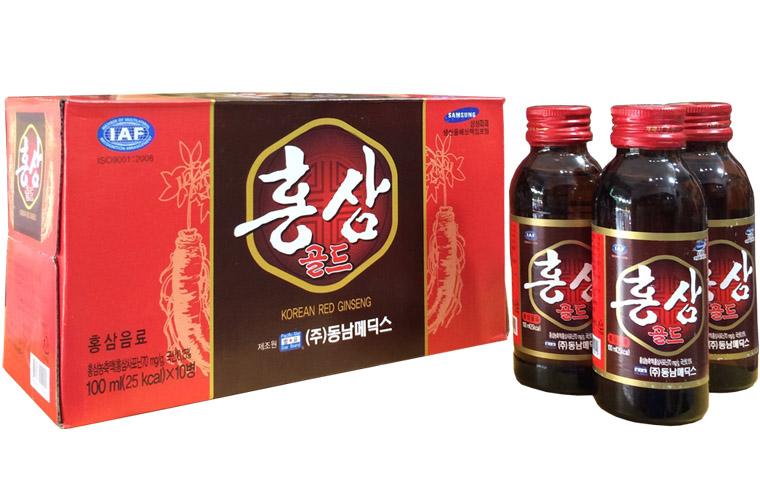 Combo 20 chai nước Hồng Sâm Hàn Quốc 100mlx 10 chai